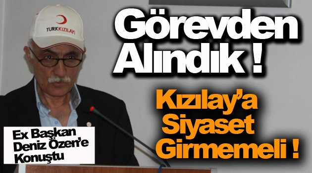 Ex Başkan Korucuoğlu; Ne İstifası Görevden Alındık !