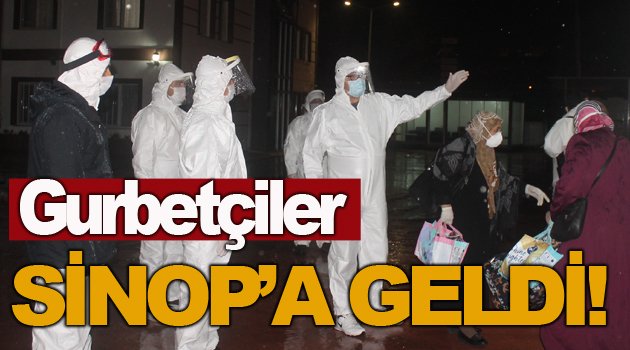 Gurbetçiler Sinop'a giriş yaptı!