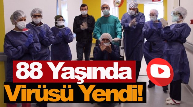 Kentteki ilk vaka olarak kayıtlara geçen 88 yaşındaki hasta virüsü yendi