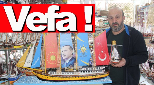 Kotra maketini Cumhurbaşkanı Erdoğan'a hediye etmek istiyor