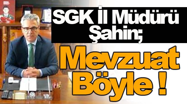 Mevzuat böyleymiş !