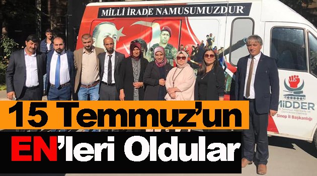 MİDDER Sinop, 2018 yılının en başarılı şubesi seçildi