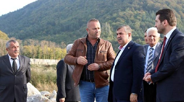 Milletvekili Maviş, Ayancık'ta incelemede bulundu