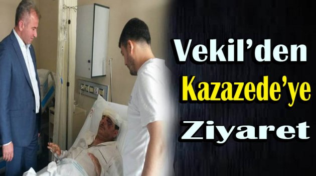 MİLLETVEKİLİ TOKMAK KAZAZEDEYİ ZİYARET ETTİ