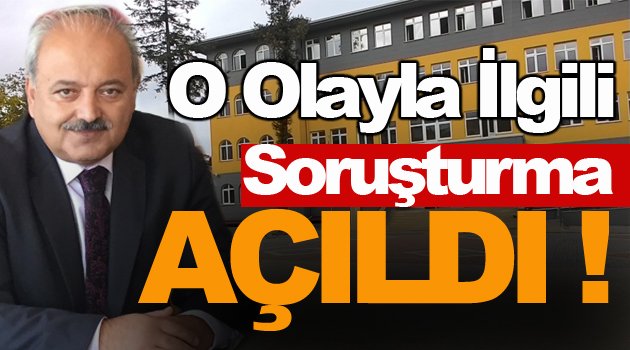 Okulda hakaret olayına soruşturma !