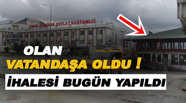 On gündür kapalıydı, ihalesi bugün yapıldı