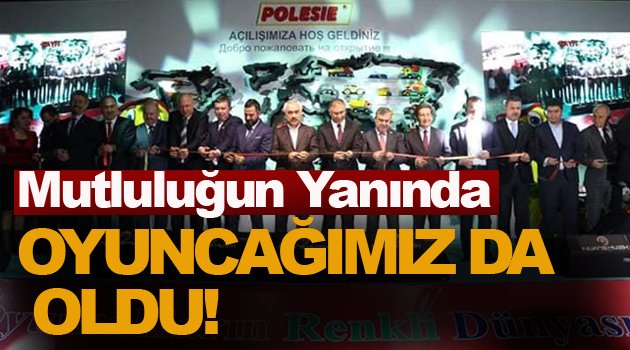 Oyuncak fabrikası törenle açıldı!