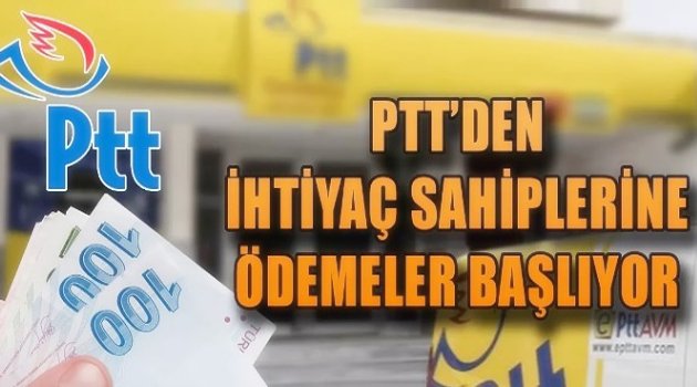 PTT Ödeme tarihlerini duyurdu!