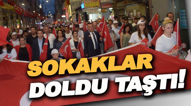 Sinop Sokakları Doldu Taştı!