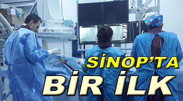 Sinop'ta İlk Anjiyo Başarıyla Gerçekleştirildi