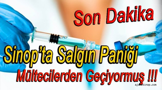 Sinop'ta Salgın Paniği !!!