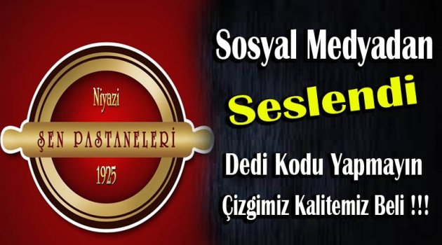 SİNOP'UN ÜNLÜ MARKASI "SOSYAL MEDYADAN SESLENDİ"