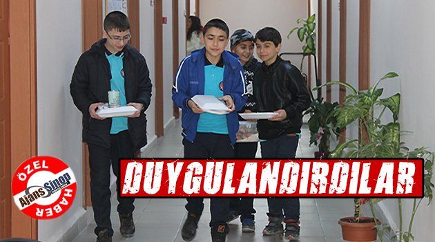 Sinoplu Çocuklardan Duygulandıran Proje