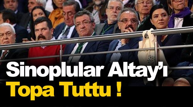 Sinoplular HDP Kongresine Katılan CHP'li Altay'ı Topa Tuttu !
