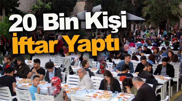 Sinop'ta 20 bin kişiye iftar verildi