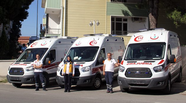 Sinop'ta ambulans sayısı arttı