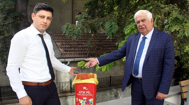 Sinop'ta atık pil toplama kampanyası