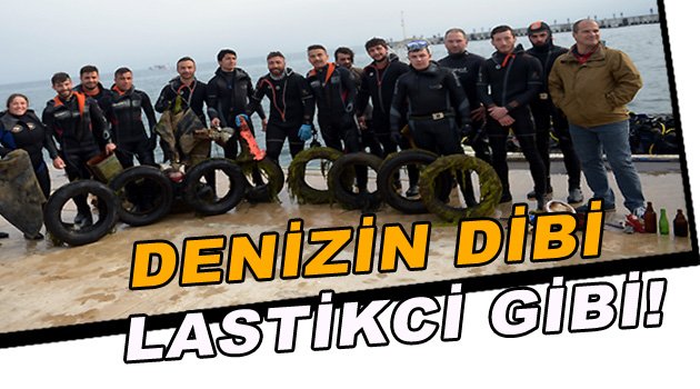 Sinop'ta deniz dibi temizliği