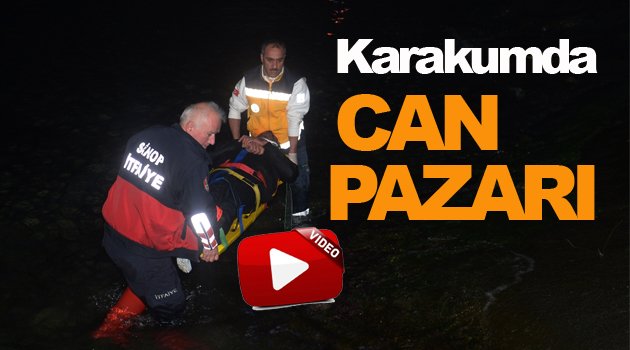Sinop'ta kamyonet denize devrildi: 2 yaralı