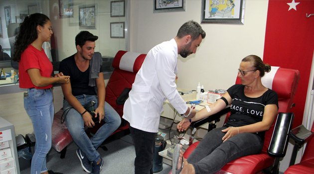 Sinop'ta kan bağışı