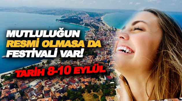 Sinop'ta Mutluluk Festivali düzenlenecek