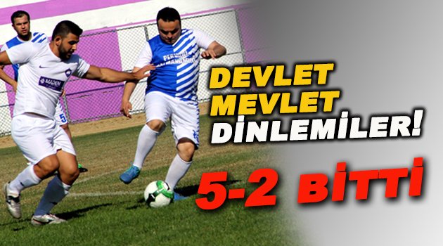 Sinop'ta oynanan dostluk maçı 5-2 bitti