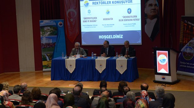Sinop'ta "Rektörler Konuşuyor" etkinliği
