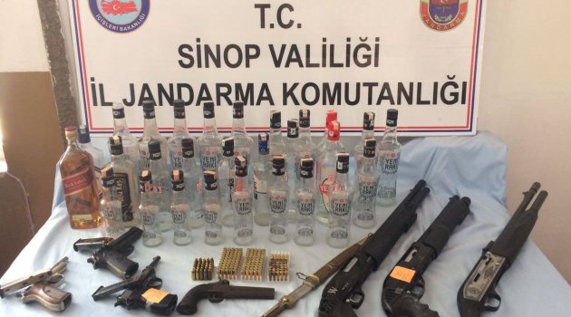 Sinop'ta suç örgütü operasyonu