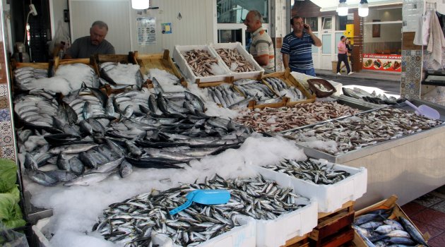 Sinop'ta tezgahlar balık çeşitleriyle doldu