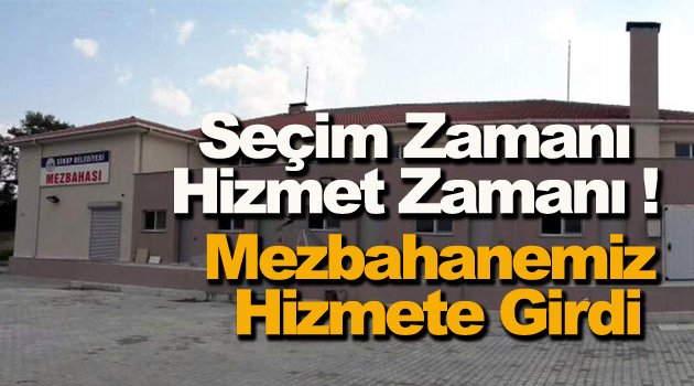 Sinop'ta yeni mezbahane faaliyetlerine başladı
