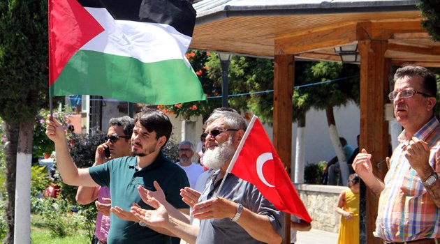 Sinop'tan İsrail'in Mescid-i Aksa'ya yönelik ihlallerine tepki