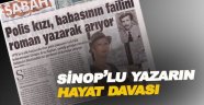 Sinop'lu yazarın ilginç hikayesi Sabah'ın manşetinde