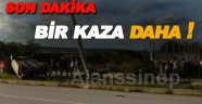 Sinop'ta otomobil takla attı 1 yaralı
