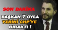 AK Parti İl Başkanı 7 Oyla Yerini CHP'ye Bıraktı
