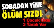 Sinop'ta karbonmonoksit zehirlenmesi: 1 ölü, 3 Yaralı
