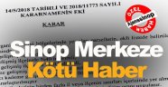 Sinop Merkezde Yatırım Yapacaklara Kötü Haber !