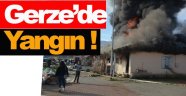 Sinop'ta balık satış mağazalarında yangın