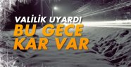 Sinop Valiliğinden Kar Yağışı Uyarısı !!!