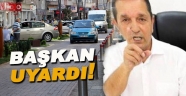 Başkan Ergül'den sürücülere park uyarısı