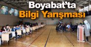 Boyabat'ta ilk ve ortaokullar arası bilgi yarışması