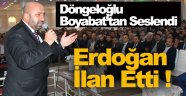 Dögeloğlu Boyabat'tan İslam Camiasına Seslendi !