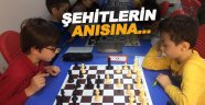 Şehitlerin anısına Satranç turnuvası