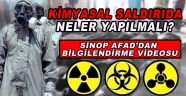 Sinop Afad'dan Kimyasal Saldırı Bilgilendirmesi