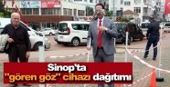 Sinop'ta "gören göz" cihazı dağıtımı