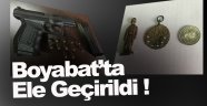 Sinop'ta tarihi eser ve ruhsatsız silah operasyonu