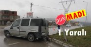 Sinop'ta Trafik Kazası: 1 Yaralı
