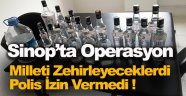 Sinop'ta uyuşturucu ve kaçak içki operasyonu