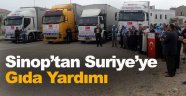 Sinop'tan Suriye'ye gıda yardımı