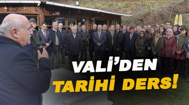 Vali Hasan İpek'ten Tarihi Ders!