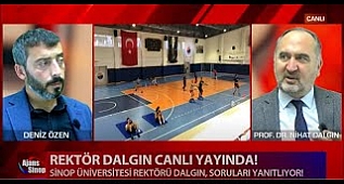 REKTÖR NİHAT DALGIN CANLI YAYINDA!